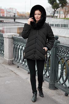 Пуховик женский средней длинны Пуховик женский средней длинны